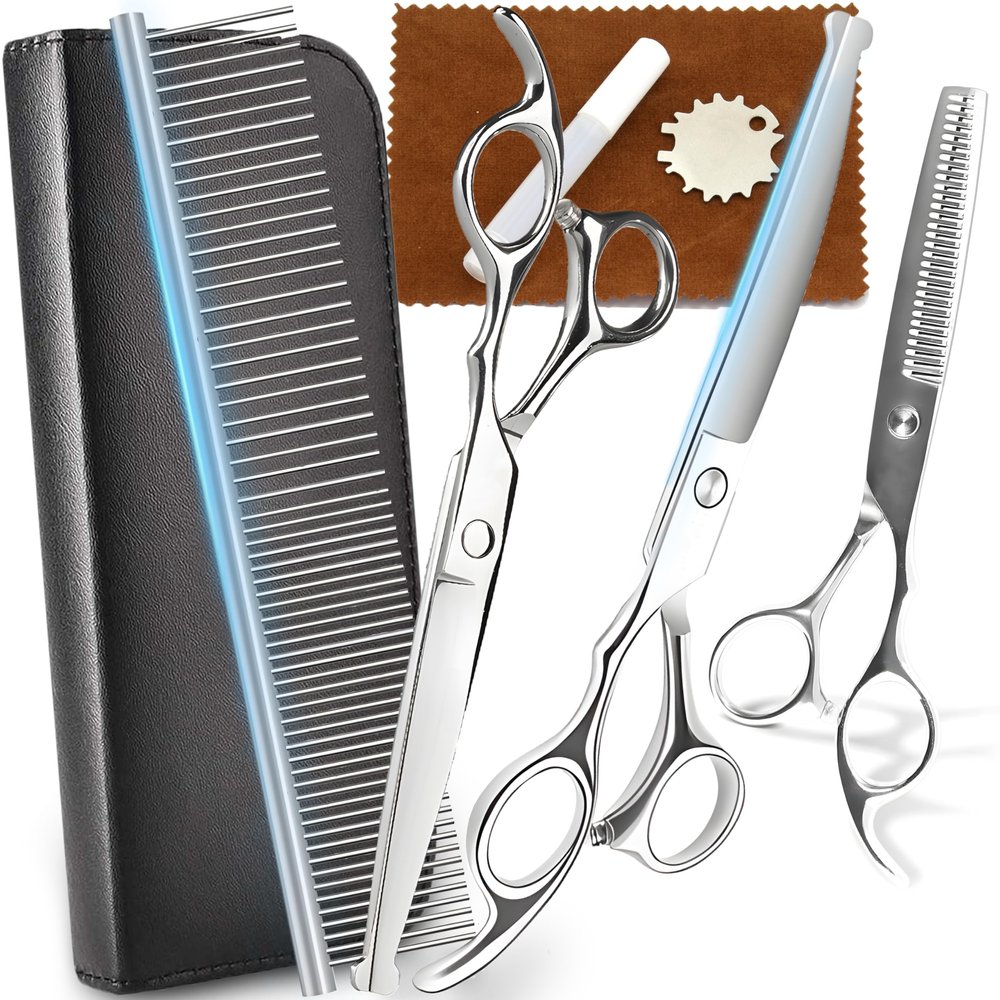 Retoo 9-in-1 Dog Grooming Scissors Set