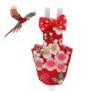Akozon Bird Diaper, Cotton Cloth, Washable Parrot Flight Suit view 4