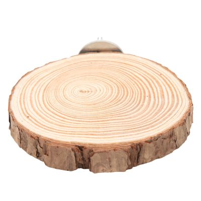 Round Bird Perch Platform Wooden Stand for Cage Birds and Parrots, Chewable Perch, 5–6, Professional Accessory (8–10)