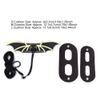 Black Faux Leather Harness for Pets view 3