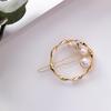 Geometric Pearl and Rhinestone Hair Clips, 3-Piece Set for Women view 3