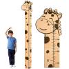 Pruojhw PVC Growth Chart, Animal Cartoon, Mounted view 1