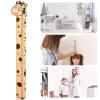 Pruojhw PVC Growth Chart, Animal Cartoon, Mounted view 4