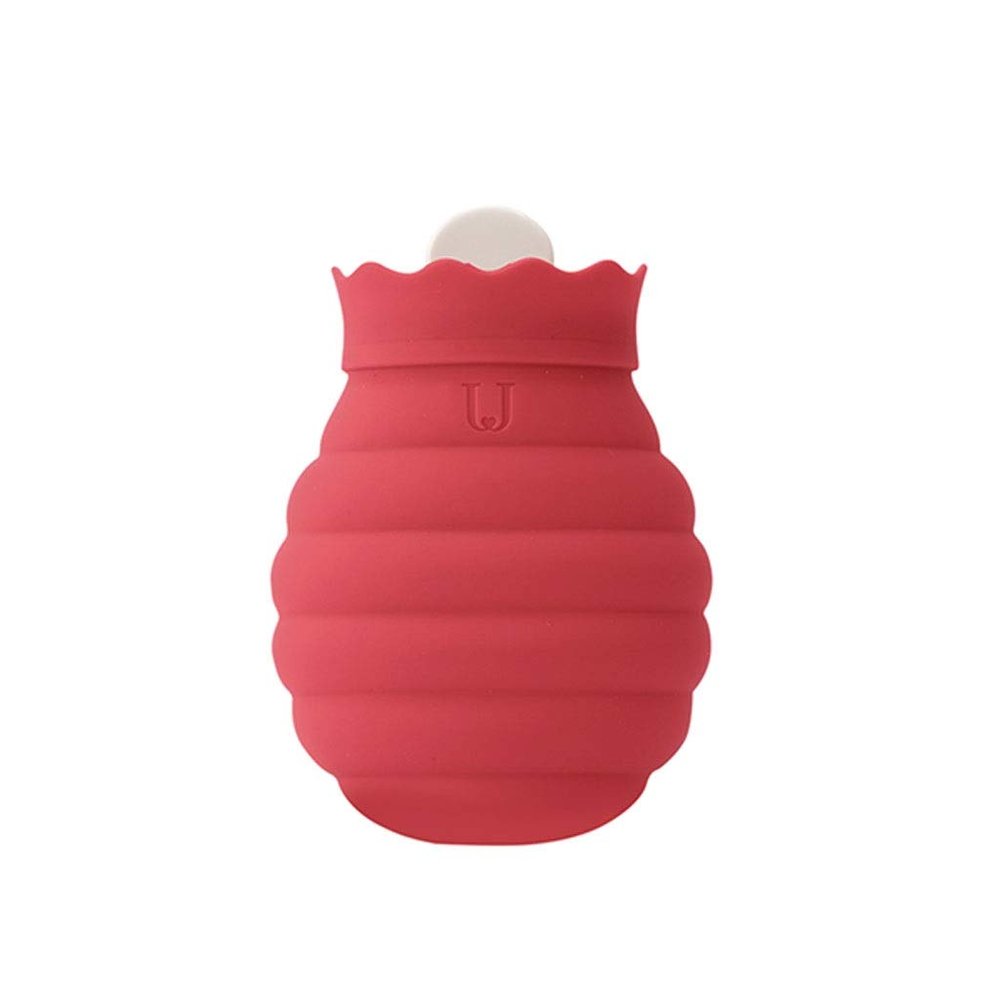 Silicone Hot Water Bottle, Reusable and Portable