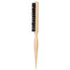 Hair Smoothing Brush with Nylon Bristles and Fine-Tooth Tail Comb view 1