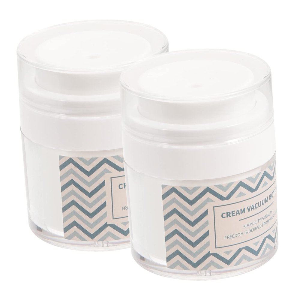 2-Pack Empty Cosmetic and Food Storage Containers with Lids