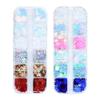 Glitter Snowflake Nail Sequins, Holographic 3D Nail Art Stickers view 1