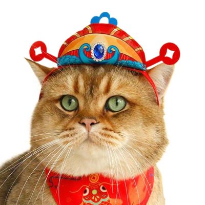 Festive Dog Hats for Chinese New Year