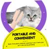 Happyyami 3-in-1 Pet Comb for Dogs and Cats, Detangling and Deshedding Brush for Short and Long Hair view 3
