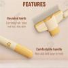 Self-Cleaning Flea Comb Grooming Brush for Cats and Dogs, Yellow, 2-Piece view 4