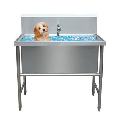 Generic Stainless Steel Dog Wash Station, 39 in/100 cm, Depth 16 in/40
