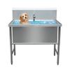 Generic Stainless Steel Dog Wash Station, 39 in/100 cm, Depth 16 in/40 view 1
