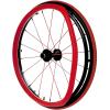 Wheelchair Grip Rim Covers, 1 Pair, for 22/24-Inch Rear Wheels, Silicone, Non-Slip, Wear-Resistant, 22-Inch view 2