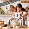 Sourdough Starter Set with [unspecified] and Cloth Covers for 3–4 Inch Jars view 3