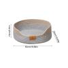 Cozy Washable Donut Bed with Cotton Rope Scratcher for Cats & Small Dogs view 2