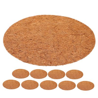 FONDOTIN 10-Pack Coconut Fiber Nesting Mats for Birds