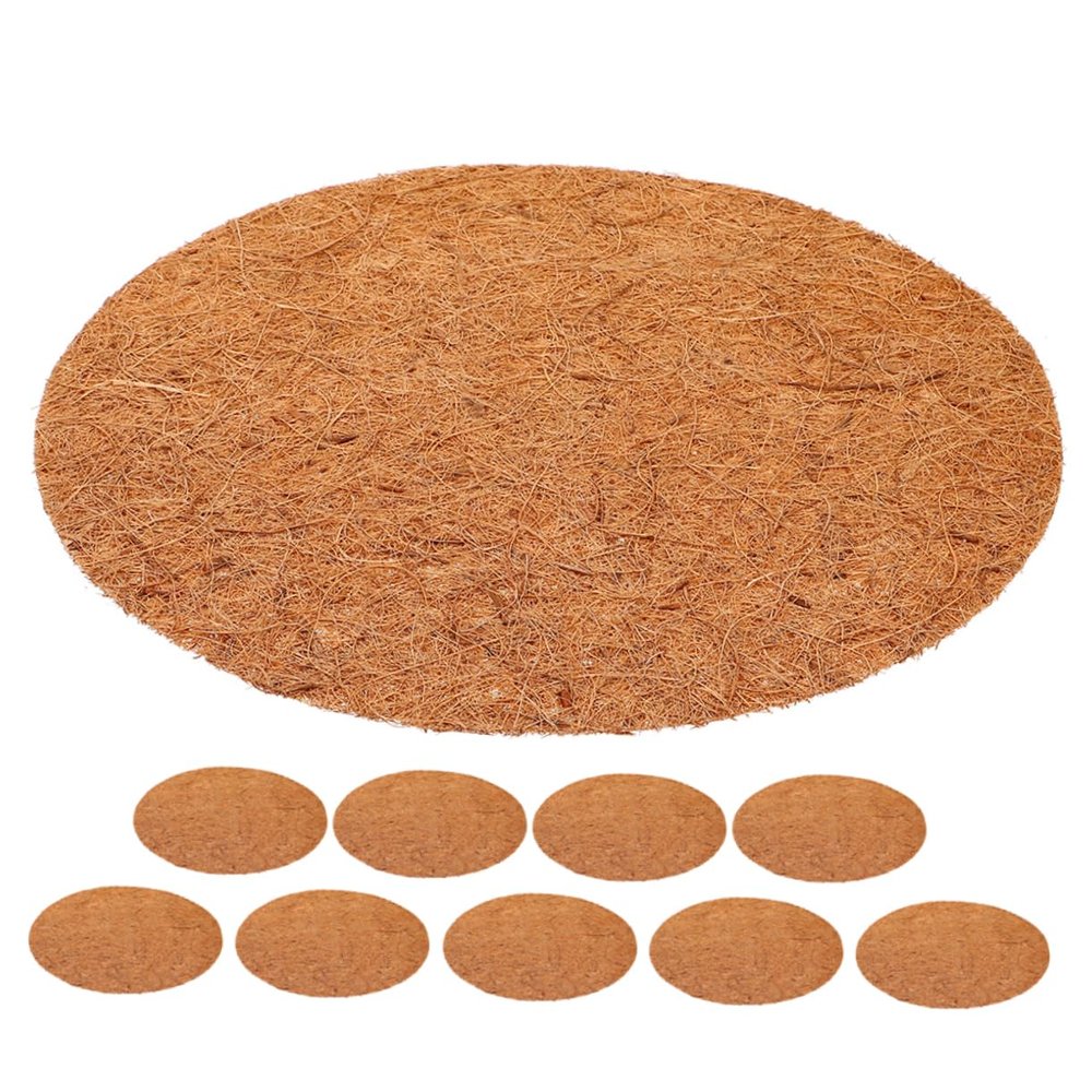 FONDOTIN 10-Pack Coconut Fiber Nesting Mats for Birds