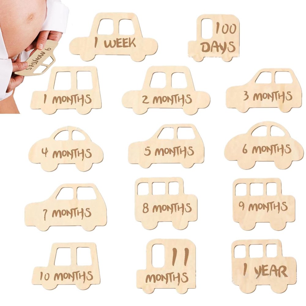 Baby Monthly Milestone Photo Props