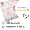 PinkZebra 80 x 80 cm Pillowcase, 100% Cotton, Pink Fairy view 2