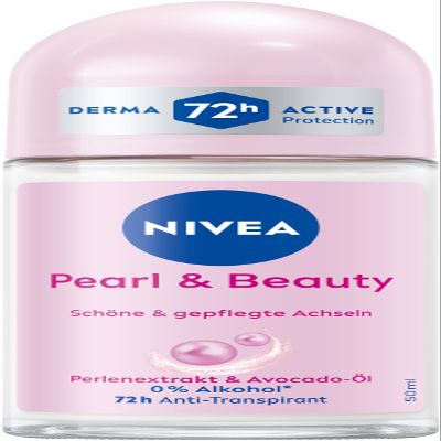 NIVEA Pearl & Beauty Antiperspirant Deodorant Roll-On, 50 ml
