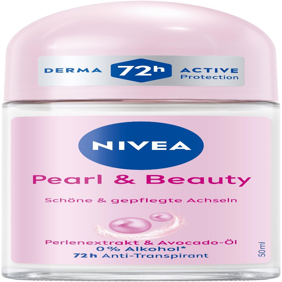 NIVEA Pearl & Beauty Antiperspirant Deodorant Roll-On, 50 ml