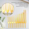 Begchy 9-Piece Tuning Fork Set, 174/285/396/417/528/639/741/852/963 Hz, Sound Healing Tool Set for Chakra Healing, Gold view 2