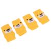 Akozon 4-Pack Dog Elbow Protectors, Cartoon Pattern, Joint Protection (XL) view 3