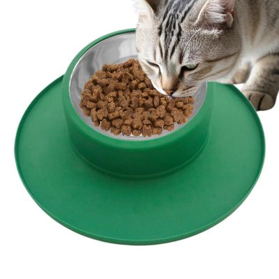 No-Tip Dog Bowl for Slower Eating and Drinking