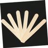 Disposable Wax Spatulas, 100 Count, Rounded Ends view 3