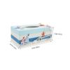 Alipis Wooden Tissue Box Cover, Mediterranean Decor with Lighthouse and Sailboat view 2
