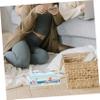 Alipis Wooden Tissue Box Cover, Mediterranean Decor with Lighthouse and Sailboat view 4