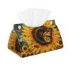 Butterfly and Sunflower Tissue Box Cover view 1