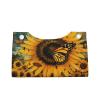 Butterfly and Sunflower Tissue Box Cover view 2