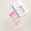 Glossy Medium Almond French-Tip Press-On Nails view 3