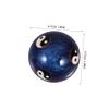 2-Piece Iron Hand Massage Balls, Blue Massage Balls for Hand Exercises view 2