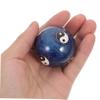2-Piece Iron Hand Massage Balls, Blue Massage Balls for Hand Exercises view 3