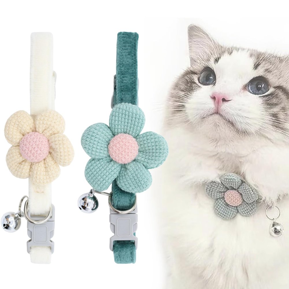 2-Pack Cat Collars with Safety Closure