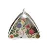 Long Printed Faux Leather Tissue Box Cover with Floral and Bird Design view 3