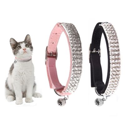 YSJCHEBS Pet Rhinestone Collars - 2 Pack