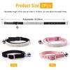 YSJCHEBS Pet Rhinestone Collars - 2 Pack view 2