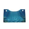 Tranquil Underwater Scenery Printed PVC Leather Tissue Box Cover, Long, Cute, Decorative Organizer for Bathroom, Bedroom, Office, or Car view 2