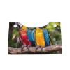 Printed Parrot Tissue Box Cover, Long and Cute Decorative Organizer for Bathroom, Bedroom, Office, or Car view 2