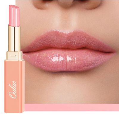 Oulac 2-in-1 Lipstick and Lip Balm, Juicy and Glossy, Vegan 22