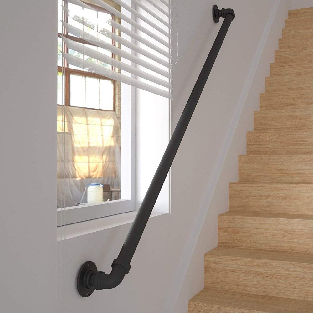 Stair Handrail, Wall-Mounted, 4 m, Modern Design for Safety and Style