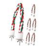 BESPORTBLE 6-Piece Parrot Cotton Rope Toy and Climbing Rope Set with Long Colorful Bird Perches for Parrot and Budgie Cages view 1