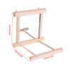 BESPORTBLE 2-Piece Parrot Stand with Mirror, Bird Toy for Cages view 2