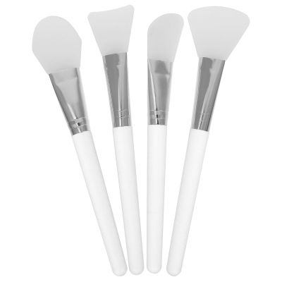 Healeved 4-Piece Portable Silicone Facial Mask Brush Set