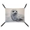 Harp Seal Painting Small Pet Hammock for Cage view 1