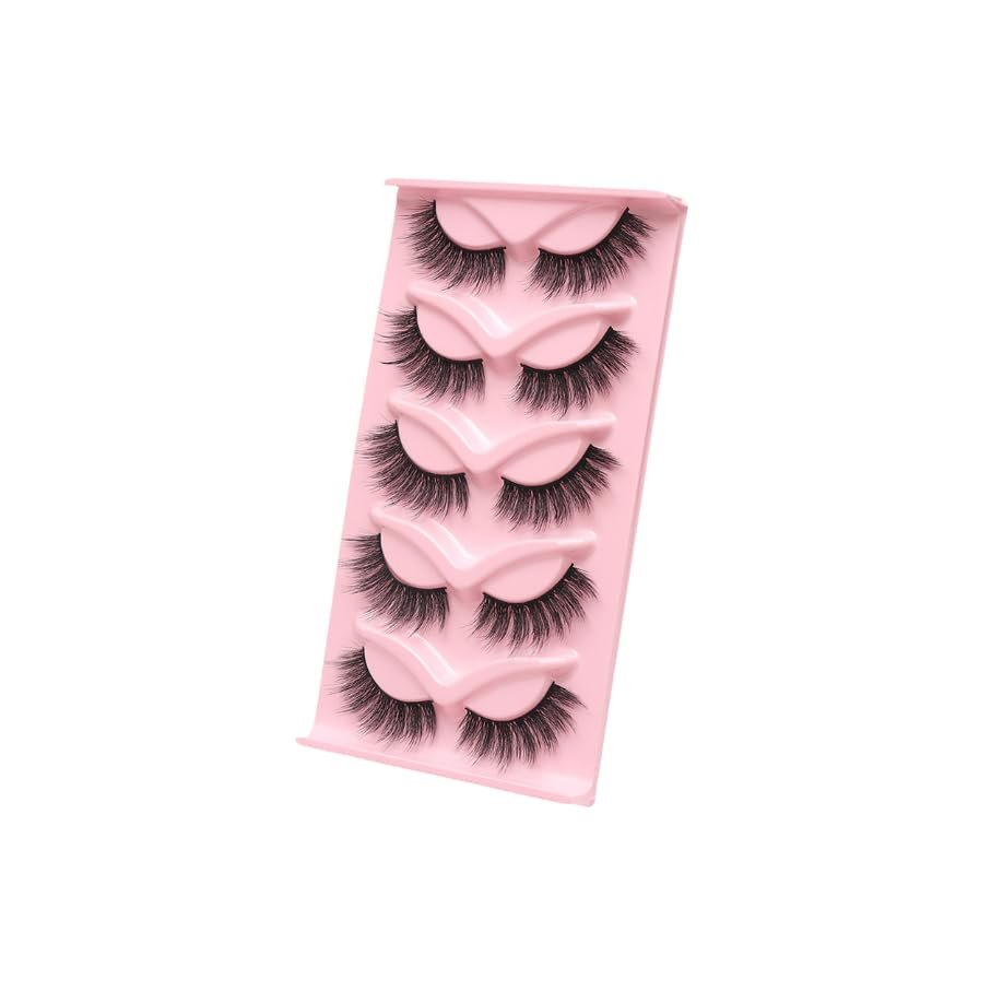 Namzi 20 Pairs of Thick, Lightweight, Voluminous False Eyelashes, Natural Look, 9D577