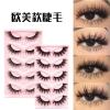 Namzi 20 Pairs of Thick, Lightweight, Voluminous False Eyelashes, Natural Look, 9D577 view 2